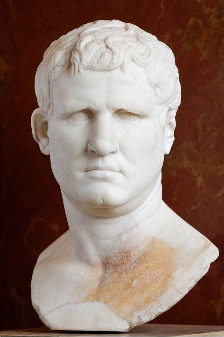 Agrippa agrippa head statue