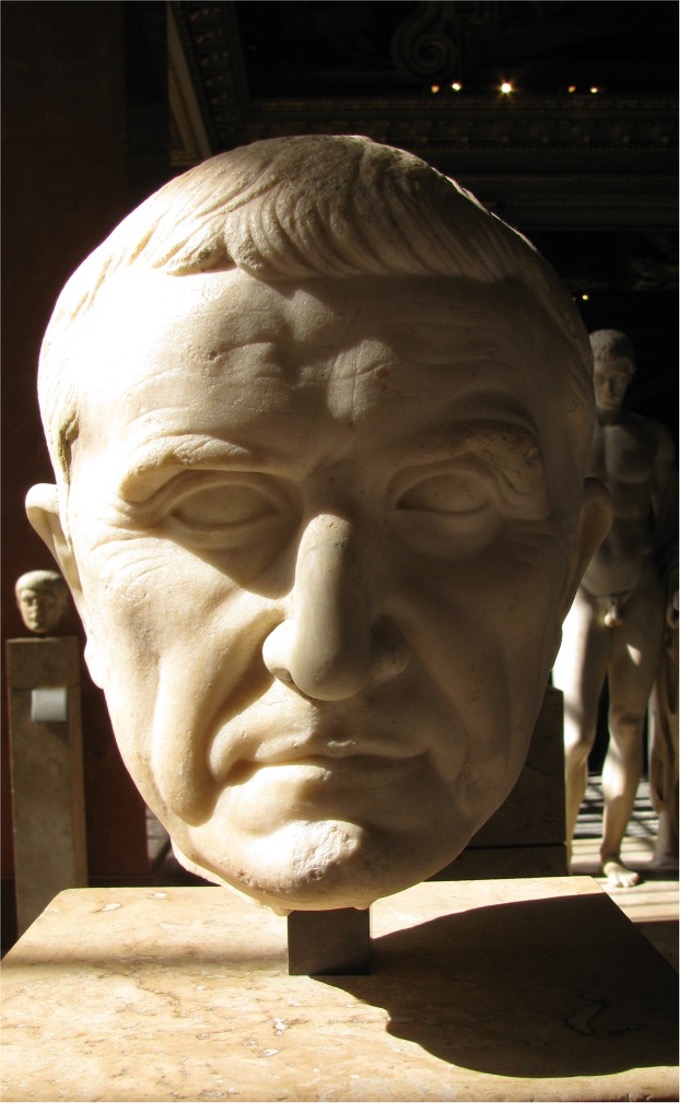 Crassus Crassus head statue