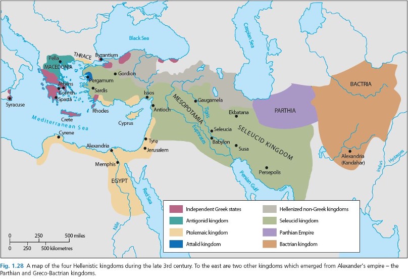 Greek kingdoms after Alexander